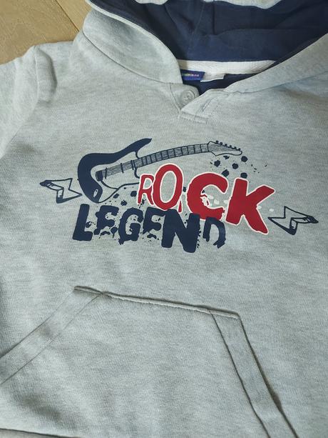 Rocková mikina- top stav, lupilu,92
