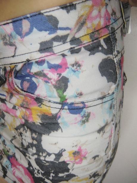 Riflová mini sukňa vel 36/38, h&m,38