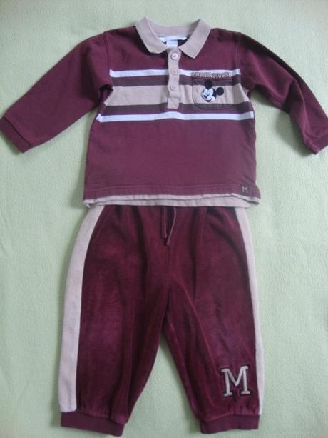 Teplakova suprava mickeymouse (9-12 mths) , h&m,80