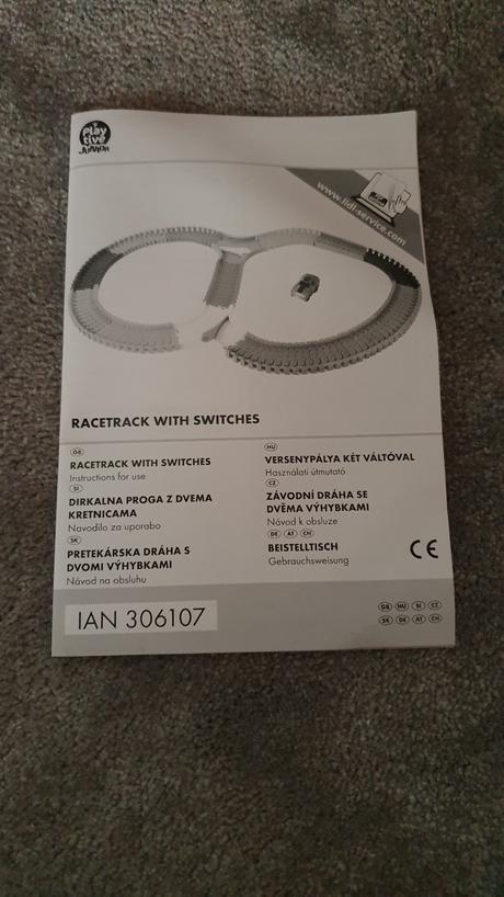 Dráha svietiaca 2ks s autíčkom, 