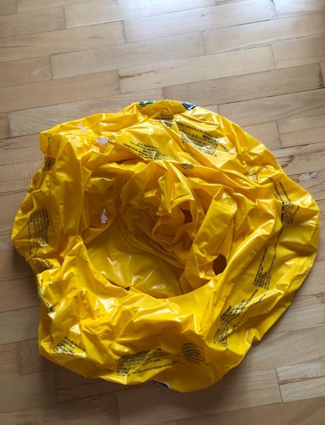 Žlté unisex plávacie koleso do 11 kg, 