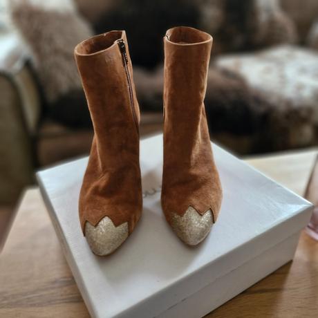 Celokožené kozačky mellow yellow paris, 40