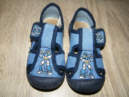 Papuče s koženou stielkou ccc obuv, 24