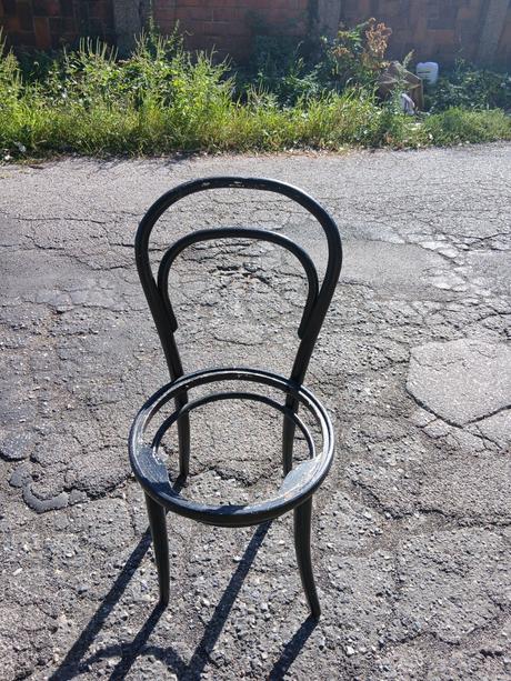 Stoličky kruhové - retro, 2 ks,