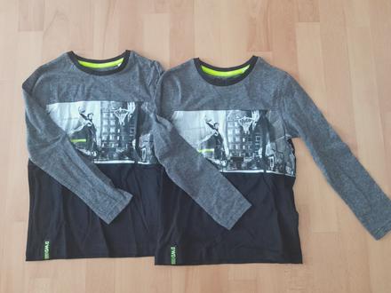 Chlapčenské bavlnené tričká veľ. 122/128, palomino,122