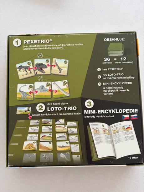 Pexetrio - dinosaury,
