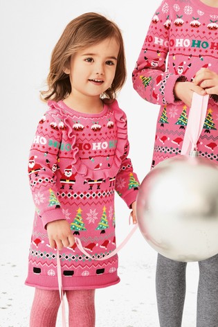 Vianočné pletené šaty, 104