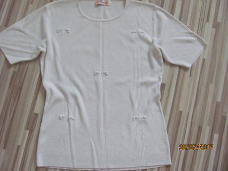 Svetrík s krátkym rukávom, l