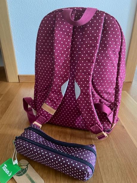 Francúzska školská taška s peračníkom,