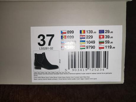 Ccc nízke čižmy, 37