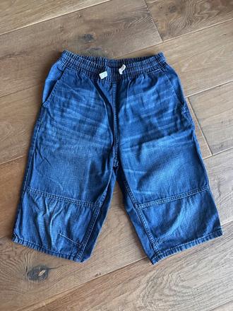 Kraťase pull-on, trojštvrťové riflové denim, 11-12, h&m,152