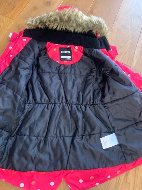 Reima predĺžená zimná bunda, parka, kabát 134-140, reima,134