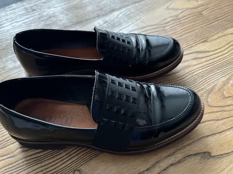 Kožené mokasiny, lasocki,38