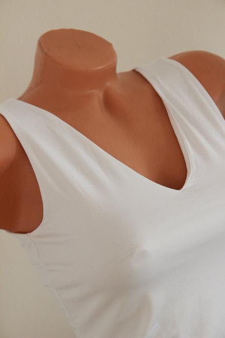 Biely body top, s, s
