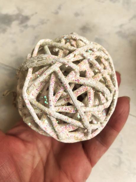 Vianočné naturálne gule 8 ks, 