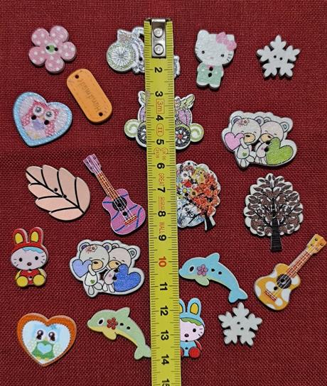 Gombíky, spolu 20 ks, 