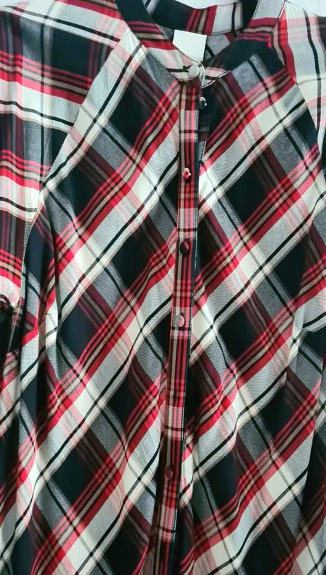 Kárované šaty, h&m,s