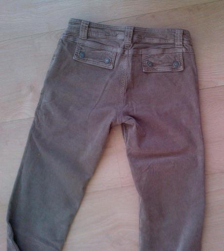 Menčestrové nohavice benetton, benetton,m