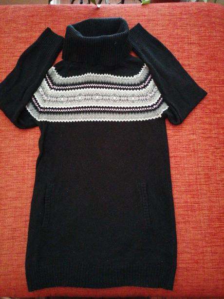 Dievčenský dlhší rolák 146/152, h&m,146