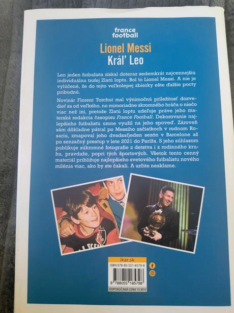 Messi lionel kráľ leo kniha, 