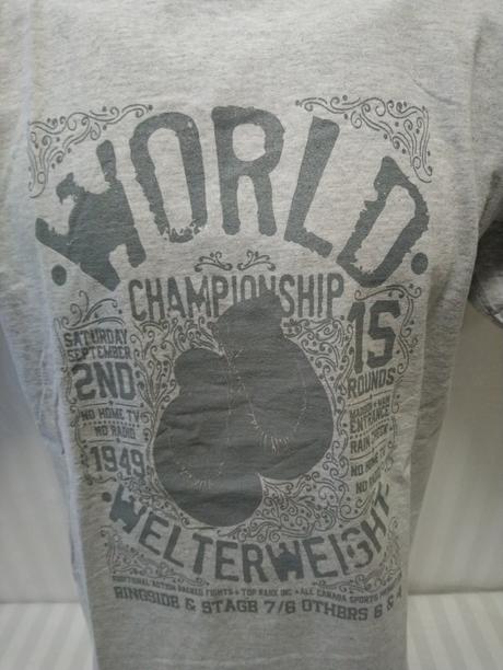 Pánske sivé tričko world, fruit, xxl, xxl