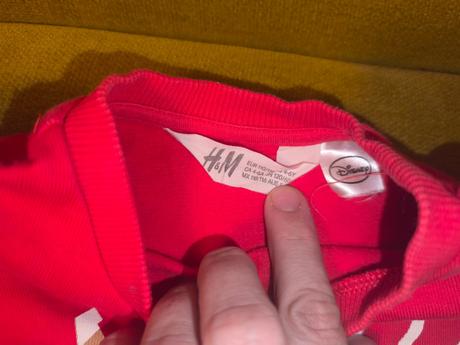 Mikina minnie, h&m,110