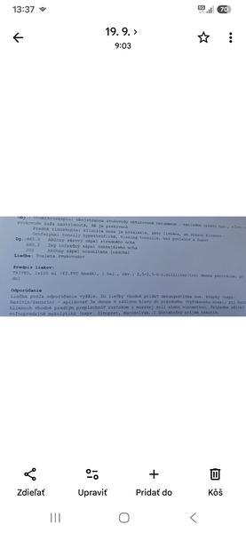 Účinkuje žltý Trifed na zápal stredného ucha u detí?