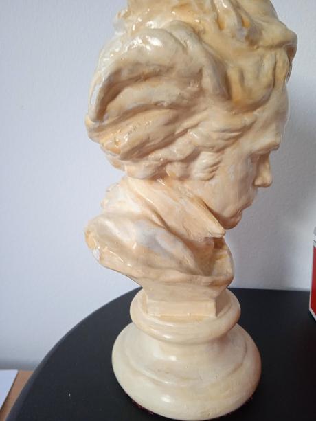 Busta l. wan beethoven, poškodená, 25 cm,