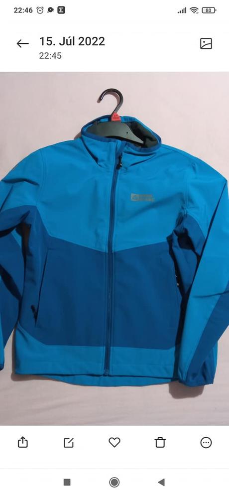 Tenka softshellova bunda, nordblanc,134