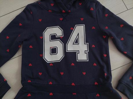 Teplákové šaty 122/128, h&m,122