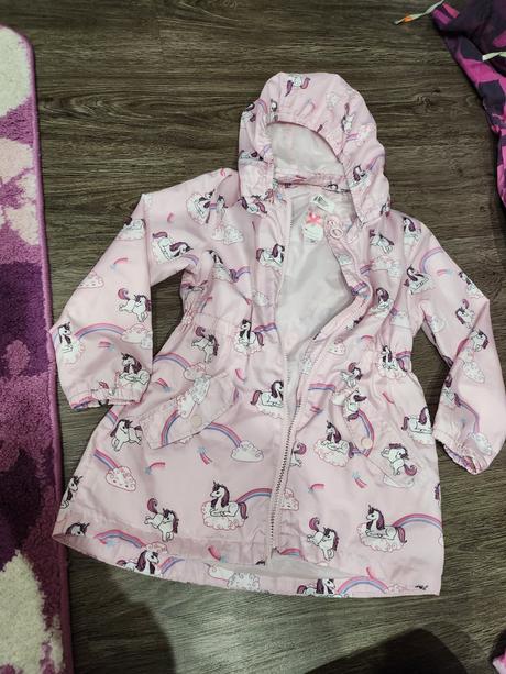 Prechodná bunda jednorožec, h&m,122