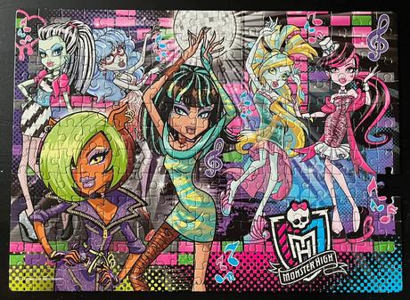 Trblietavé puzzle monster high - 200 ks, 8+, 