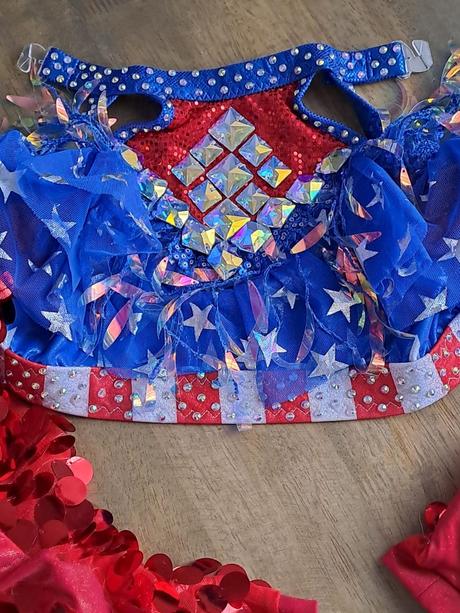 Disco dance solo/duo kostým- 122-134, 122