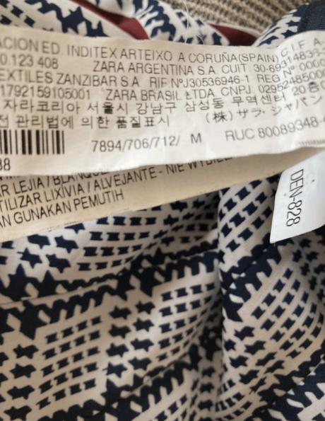 Zara check sukna, zara,m