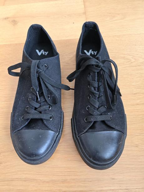 Cierne platenky/tenisky, 43