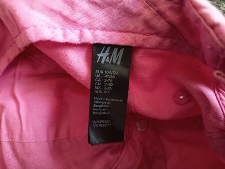 Šiltovky 4-5 rokov, h&m,110