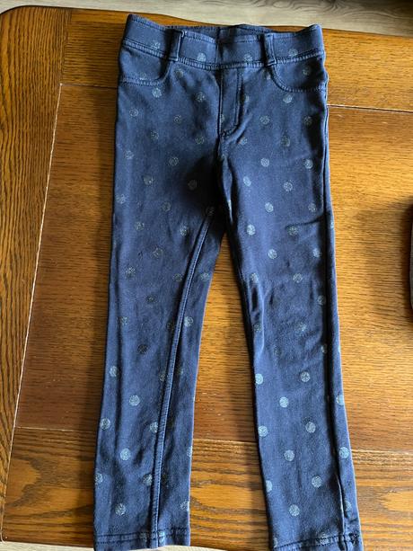 Teplejšia súprava jegginsy a mikina, h&m,110