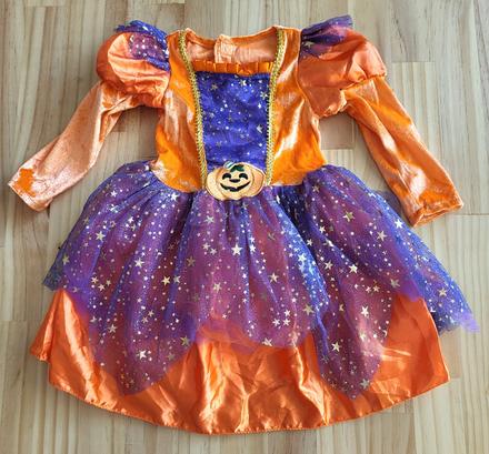 Karnevalové šaty tekvica na 12-18 mesiacov, 