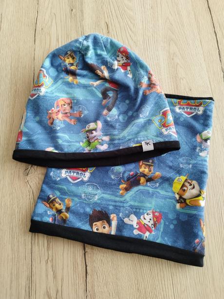 Set čiapka a nákrčnik labkova patrola, 54