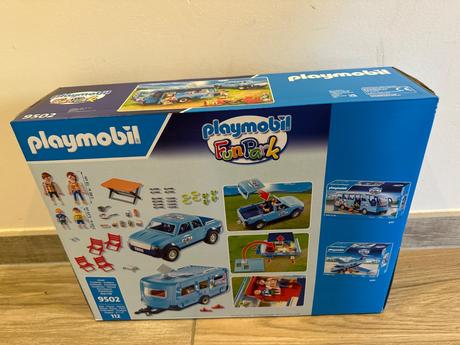 Playmobil 9502 funpark pick-up s karavanom, 