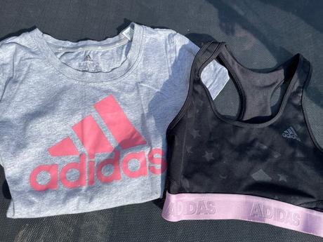 Adidas tričko+ podprsenka, adidas,152