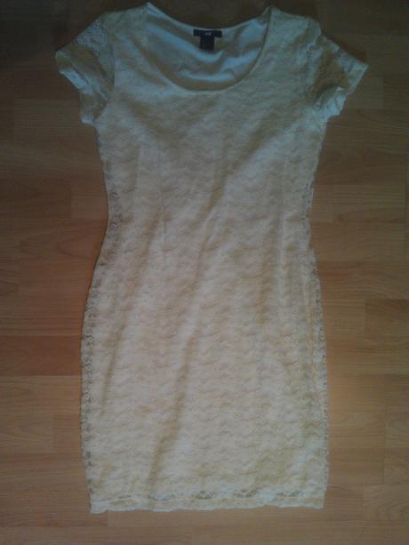 Čipkované šaty, h&m,s