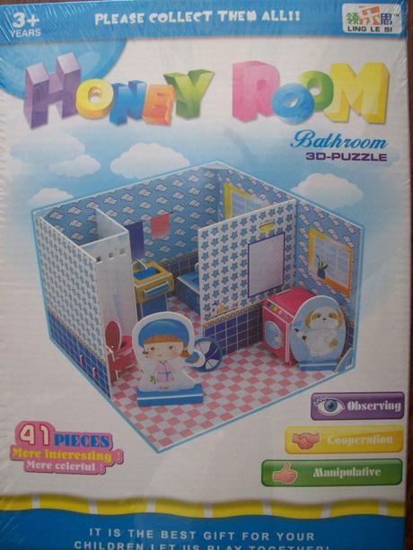 3d puzzle kúpelňa, 