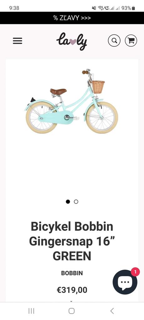 Bobbin bicykel 16'', 16