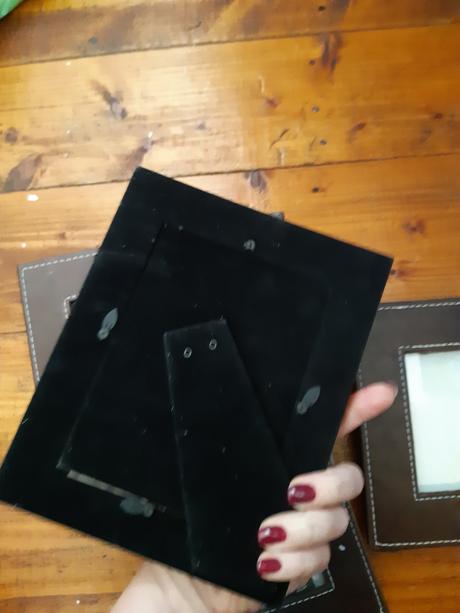 Koženkový rám na fotky, 