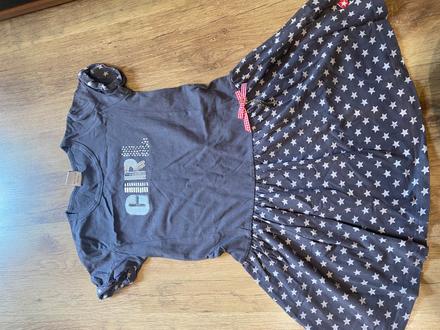 Šaty s mašličkou, 140