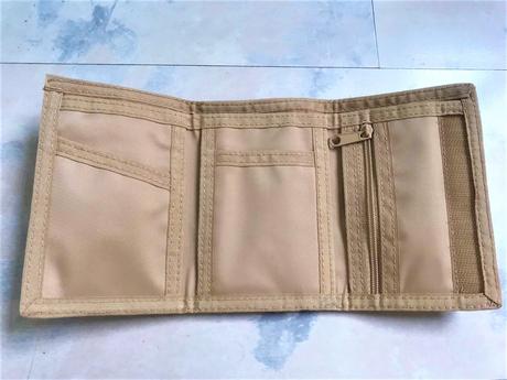 Plátenná peňaženka,