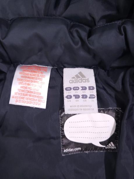 Zimna adidas bunda, odopinacia kapucna, adidas,128