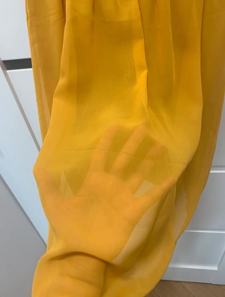 Letné horčicové šaty f&f, f&f,s