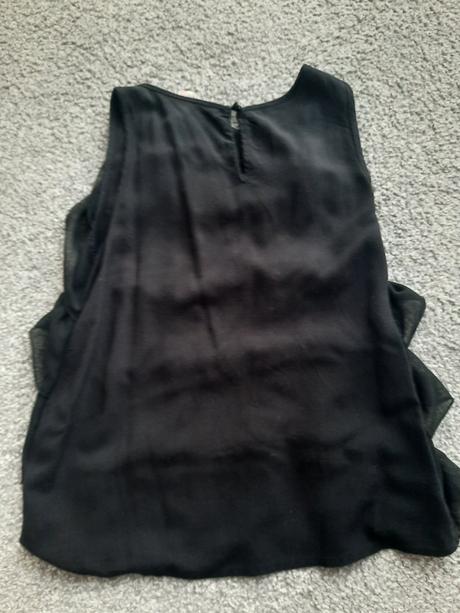 Tričko čierne, h&m,146